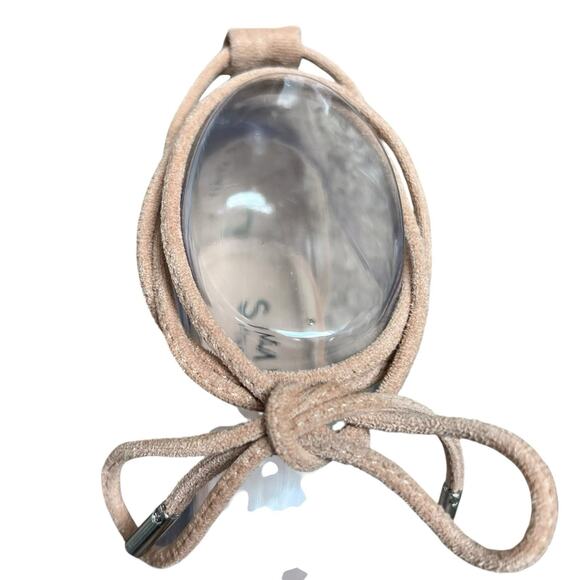 Simmi London Tan Beige Suede Stiletto Heel Feathered Sandals Size 8 - Picture 6 of 14